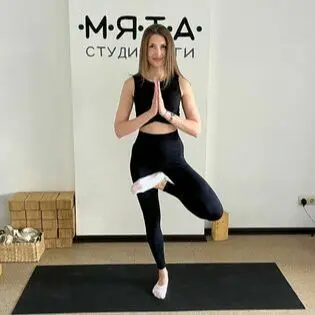 Анна — занятие в студии «Мята»